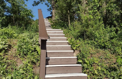 Greenville Cabaña | Chain of Lakes Cottage: Sandy Beach and Sunset View