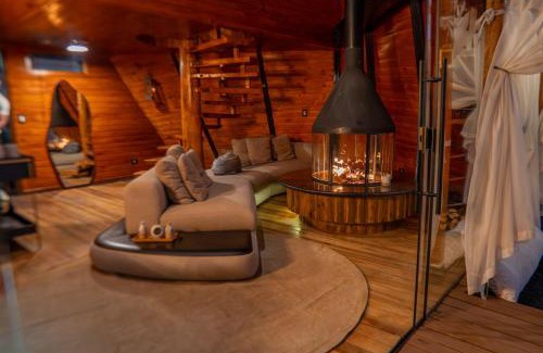Campos do Jordao Chalet De Esquí | Chalé Boutique Spa- Sauna seca, Jacuzzi , Rede suspensa