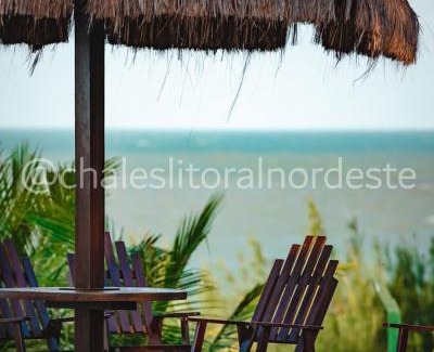 Zumbi Chalet De Esquí | Chalé com piscina privada vista mar-Zumbi-RN