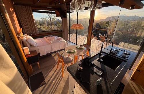 Alto Paraiso de Goias Chalet De Esquí | Chalé Ipê Amarelo