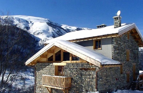 Praranger Chalet De Esquí | Chalet, balcón, chimenea o estufa a leña, parking, tv, 350m², Les Menuires