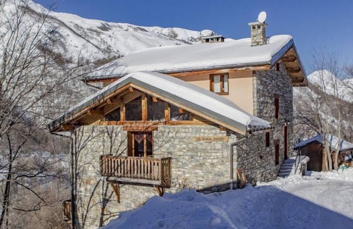 Praranger Chalet De Esquí | Chalet, balcón, chimenea o estufa a leña, parking, tv, 350m², Les Menuires