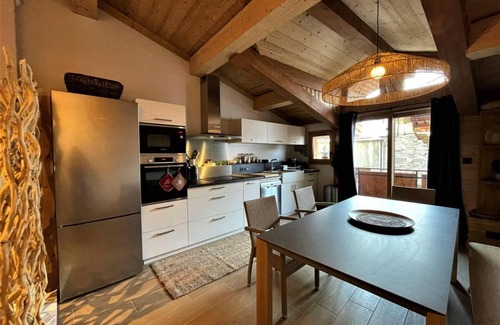 Saint-Marcel Chalet De Esquí | Chalet, balcón, tv, local para esquís, 80m², Les Menuires