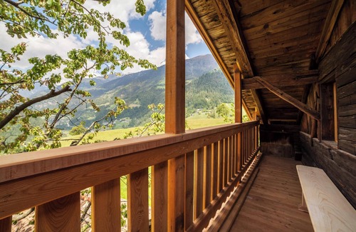 San Leonardo in Passiria Chalet De Esquí | Chalet "Schnitzers Ferienheisl" con vistas a la montaña, jardín y Wi-Fi