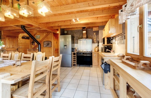 La Toussuire Chalet De Esquí | Chalet 'Le Jardin D'hiver' con vistas a la montaña, terraza privada y Wi-Fi