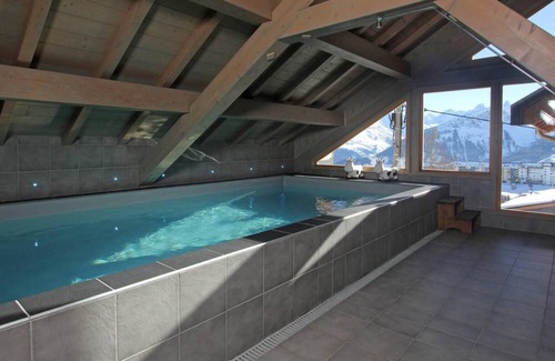 Fontcouverte-la-Toussuire Chalet De Esquí | Chalet, 200m del centro estación, fitness, piscina, sauna, terraza, balcón, parking, tv