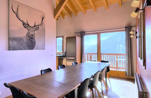 Les Eucherts Chalet De Esquí | Chalet 12 pers, jacuzzi, sauna, ski-in, La Rosière