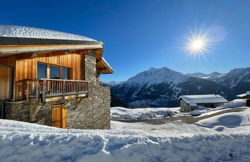 Les Eucherts Chalet De Esquí | Chalet 12 pers, jacuzzi, sauna, ski-in, La Rosière