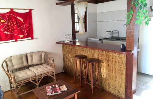 Veloso Casa | Chalet de 2 a 80 mt. de la playa del Curral en Ilhabela. ¡Vista magnífica del mar !!