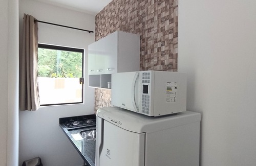 Caraguatatuba Chalet De Esquí | Chalet 2 🏠 private kitchen in gated community! OPENING! First floor
