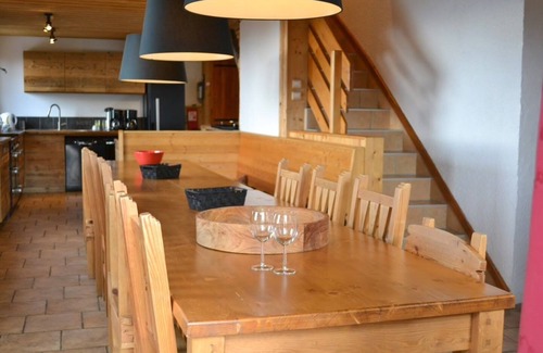 Bellentre Chalet De Esquí | Magnífico chalet La Plagne 20p. ski-in ski-out. 9 dormitorios/9 baños. Sauna😍