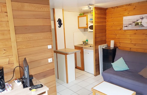 La Teste-de-Buch Chalet De Esquí | Chalet de 20m2 en pueblo de vacaciones con piscina tranquila en Arcachon