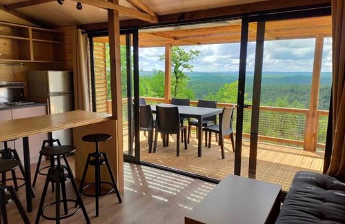 Saint-Cirq-Lapopie Chalet De Esquí | Chalet 3 étoiles - Piscine - efchbf