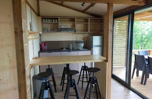 Saint-Cirq-Lapopie Chalet De Esquí | Chalet 3 étoiles - Piscine - efchbf