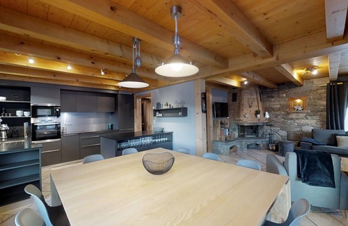 Le Chinaillon Chalet De Esquí | Chalet 5 * encantadora casa de campo Alta Saboya se inclina con sauna, jacuzzi