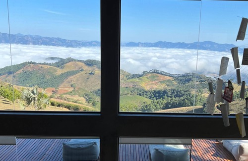 Sao Bento do Sapucai Casa | Chalet Above the Clouds - Entire House with Infinity Pool - São Bento do Sapucaí