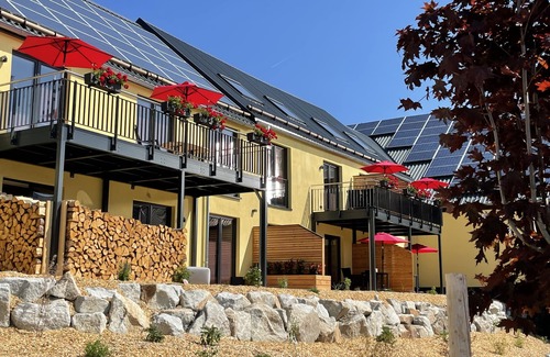 Feilitzsch Condominio | Chalet apartment "Sonnenidyll", 51 sqm & wellness/fitness/sauna - Bergrödelhof