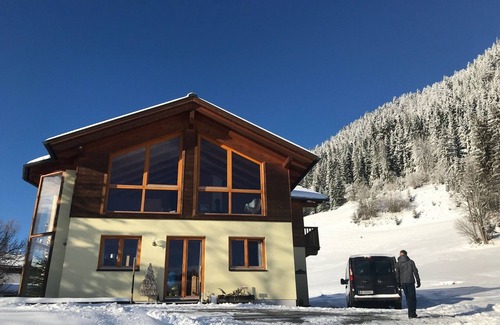 Russbach am Pass Gschuett Chalet De Esquí | Chalet 'Skiblickhaus' con vistas a la montaña, terraza privada y Wi-Fi