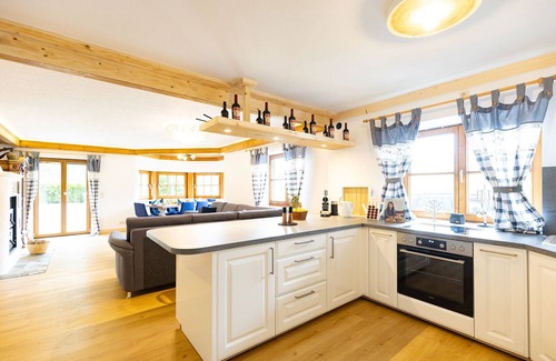 Verwaltungsgemeinschaft Hornergruppe Chalet De Esquí | Chalet 'Au' with Mountain View, Private Terrace and Wi-Fi
