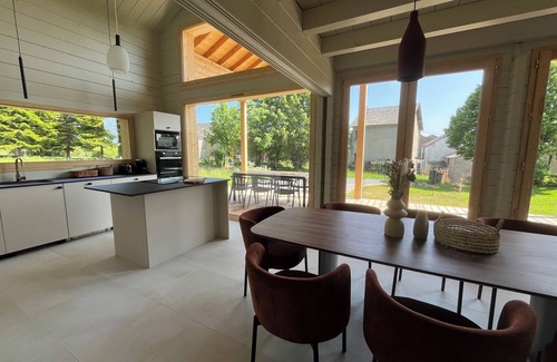 Saint-Sauveur-Camprieu Chalet De Esquí | Chalet bois cœur Cévennes
