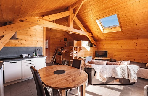 Dingy-Saint-Clair Chalet De Esquí | Chalet between lake and mountains with view and garden