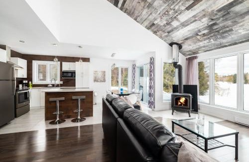 Entrelacs Chalet De Esquí | Chalet Bouleau, Spa, Lac, foyer
