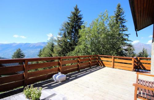 Vallandry Chalet De Esquí | Chalet Camomille - Confortable chalet dans un quartier calme avec une vue imprenable sur la vallée et le Mont Blanc MAE-0967