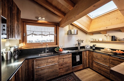 Le Grand-Bornand Chalet De Esquí | CHALET CELESTE - 5 * prestigio 290m2, jacuzzi y sauna, ski-in ski-out, magnífica vista