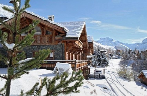 Mont-de-Lans Chalet De Esquí | Chalet charmant et cosy avec piscine privée | Près des pistes