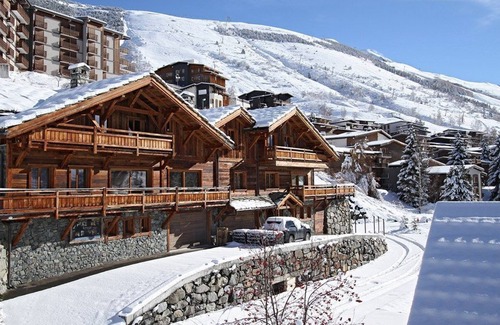 Mont-de-Lans Chalet De Esquí | Chalet charmant et cosy avec piscine privée | Près des pistes