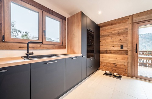 Saint-Sigismond Chalet De Esquí | Chalet 'De La Joux' con terraza privada y Wi-Fi