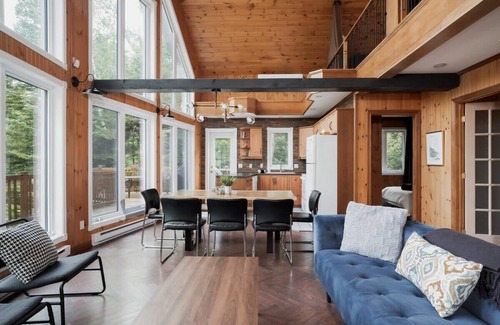 Chertsey Cabaña | Chalet de la rivière d'Amance avec Spa