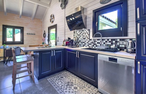 Coursac Chalet De Esquí | Chalet De Léonie Y Julie – Escapada Natural con Piscina Privada, Spa y Confort