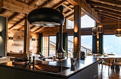 Montalbert Chalet De Esquí | Chalet de luxe à La Plagne avec SPA, accès direct aux pistes - FR-1-755-23