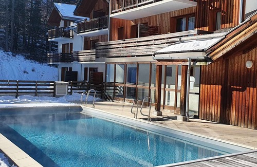Les Orres Chalet De Esquí | Chalet en dúplex con piscina, sauna y hammam en Les Orres 1800