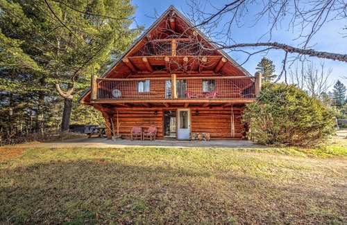Notre-Dame-de-la-Merci Cabaña | Chalet en bois rond du Caribou