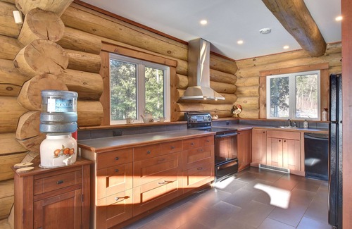 Labelle Chalet De Esquí | Chalet en Bois Rond Avec Spa, Sauna et Hammam