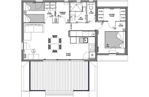 Saint-Geours-de-Maremne Casa | Chalet for rent - 52m2 - Landes