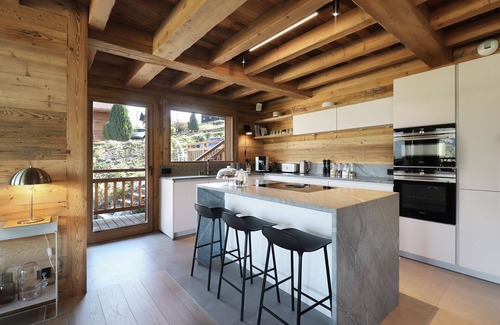 Saint-Gervais-les-Bains Chalet De Esquí | Chalet 12 pers Modern & Cozy - view of Mont-Blanc - jacuzzi & sauna