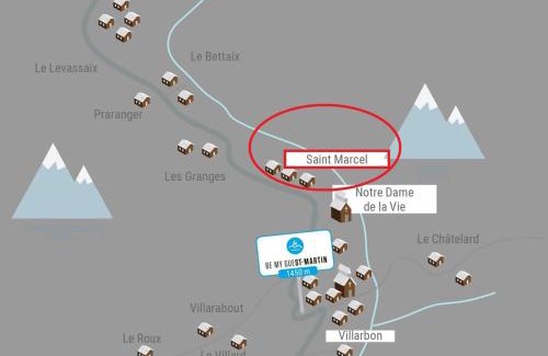 Saint-Marcel Chalet De Esquí | Chalet de charme 8 pers avec parking, cheminée et terrasse - Saint-Martin-de-Belleville - FR-1-452-35