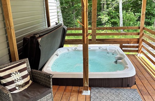 Saint-Calixte Chalet De Esquí | Chalet Havre de Paix Avec SPA a Chertsey