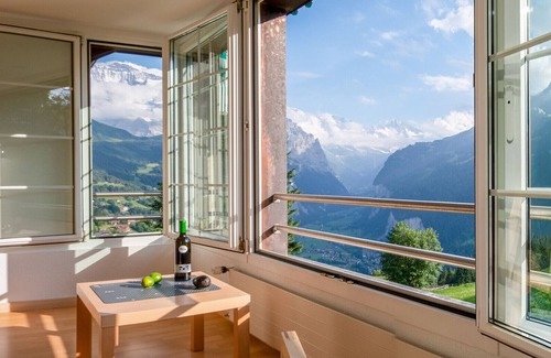 Wengen Apartamento | Chalet Hunnenfluh - vistas de ensueño, entorno alpino