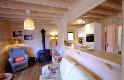 Ny Chalet De Esquí | Chalet-Confortable-Baño con bañera-Vista al campo
