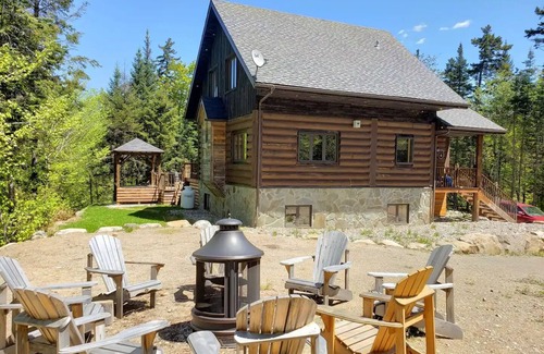 Wentworth-Nord Chalet De Esquí | Chalet Indigo - Swiss chalet en bois rond