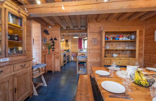 Le Villard Chalet De Esquí | Chalet L'Orcières, Spa Privé et Charme Montagnard