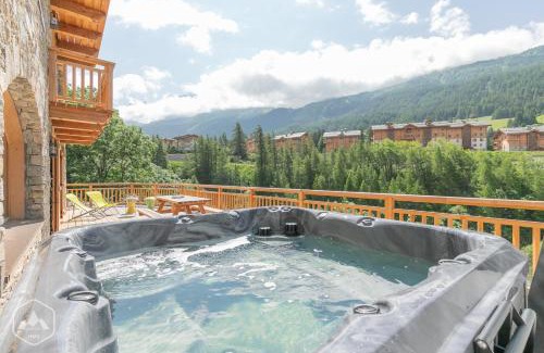 Val Cenis Apartamento | Chalet La Turra, Spa privée