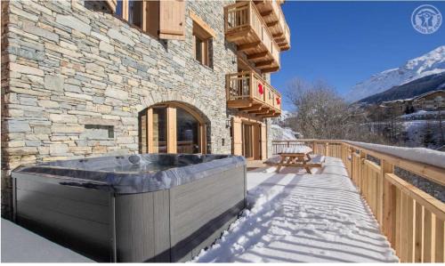 Val Cenis Apartamento | Chalet La Turra, Spa privée