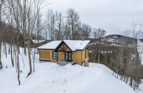 Saint-Faustin-Lac-Carre Casa | Chalet Le Greenwood - Mountain view & Private spa
