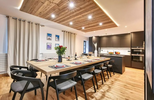 Argentiere Chalet De Esquí | Chalet 'Le Marti' con vistas a la montaña, Wi-Fi y aire acondicionado