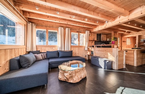 Les Esserts Chalet De Esquí | Chalet 'Le Mas Devant' con vistas a la montaña, terraza privada y Wi-Fi